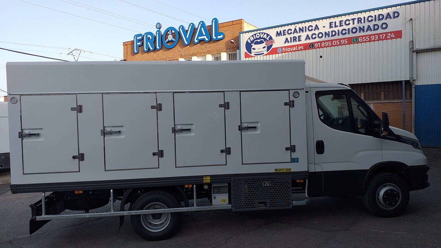 Tipos de Carrocerías heladeras Cold Car - Frioval Valdemoro